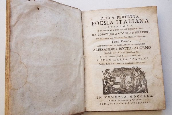 Della perfetta poesia italiana spiegata e dimostrata con varie osservazioni …