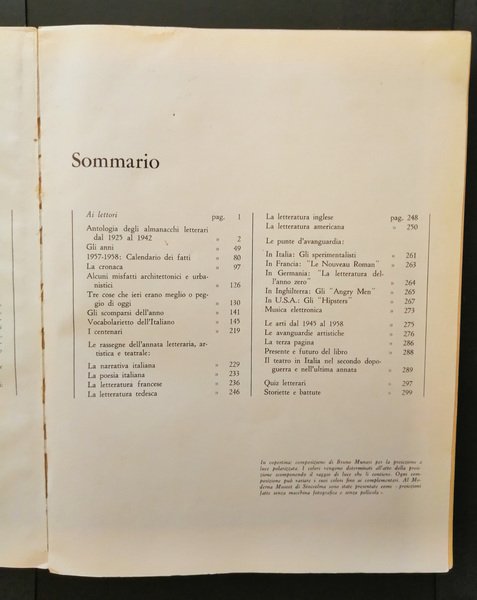 Almanacco letterario Bompiani