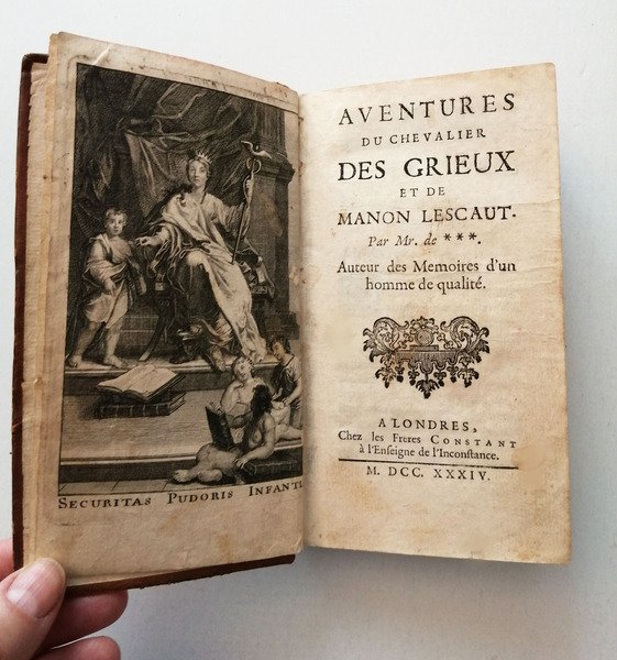 Adventures du Chevalier des Grieux et de Manon Lescaut