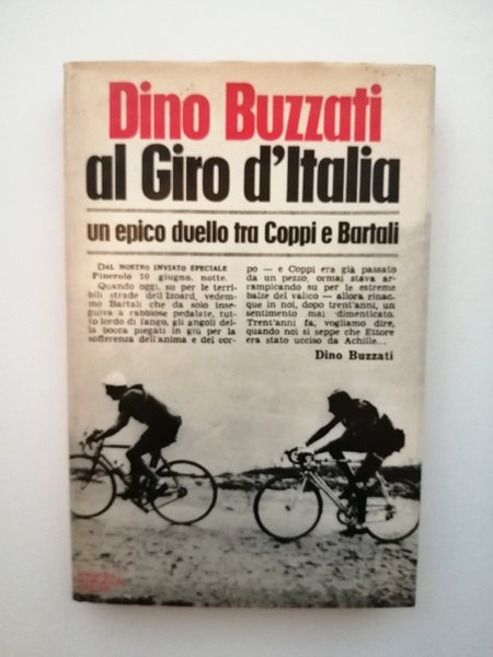 Dino Buzzati al Giro d Italia