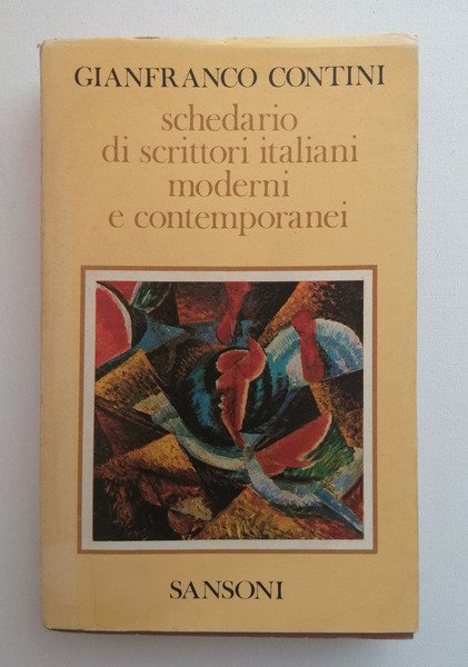 Schedario di scrittori Italiani Moderni e Contemporanei