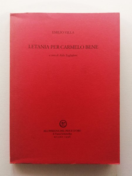 Letania per Carmelo Bene