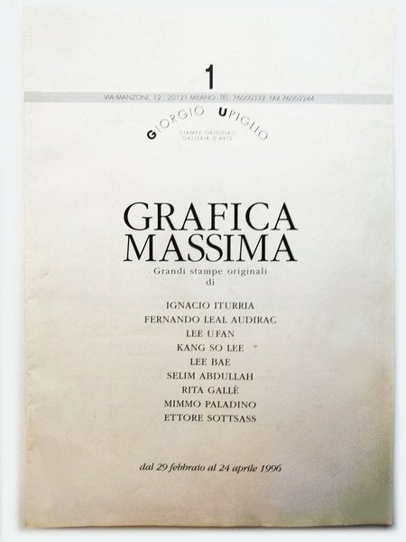 Grafica Massima. Grandi stampe originali di Ignacio Iturria - Fernando …