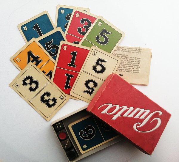 Punta. Gioco di carte Vintage tedesco. Vintage Kartenspiel