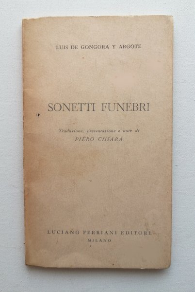 Sonetti funebri