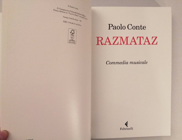 Razmataz. Commedia musicale