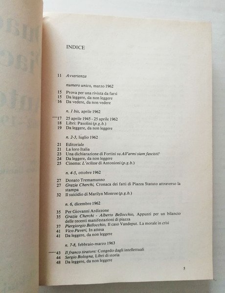 Quaderni Piacentini. Antologia 1962-1968