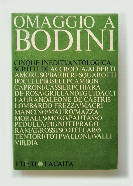 Omaggio a Bodini