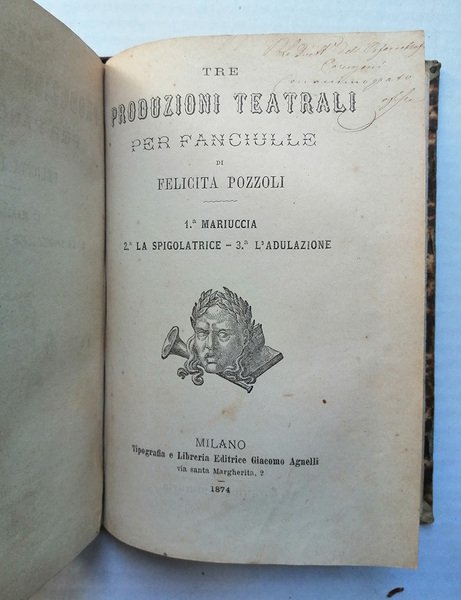 Storia di una capinera - Tre produzioni teatrali per fanciulle …