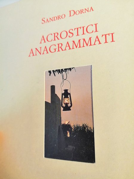 Acrostici Anagrammati