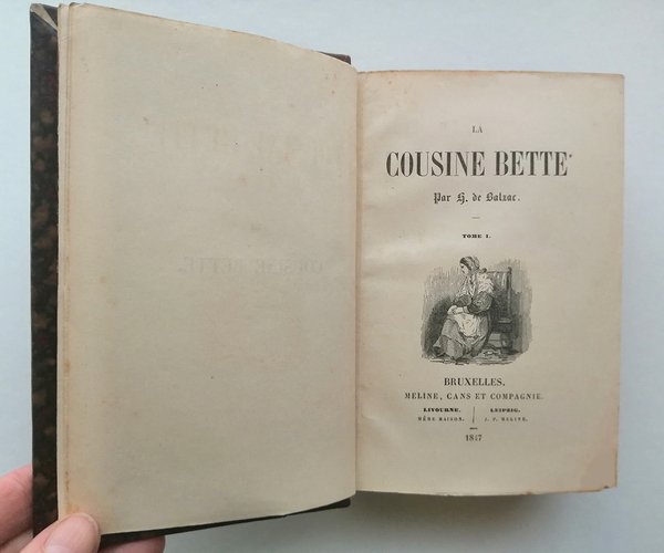 La cousine Bette.Tre volumi legati insieme - Three volumes bound …