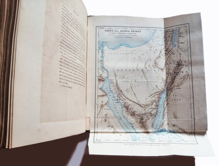 Diario di un viaggio in Arabia Petrea (1865). Comprende Atlante …