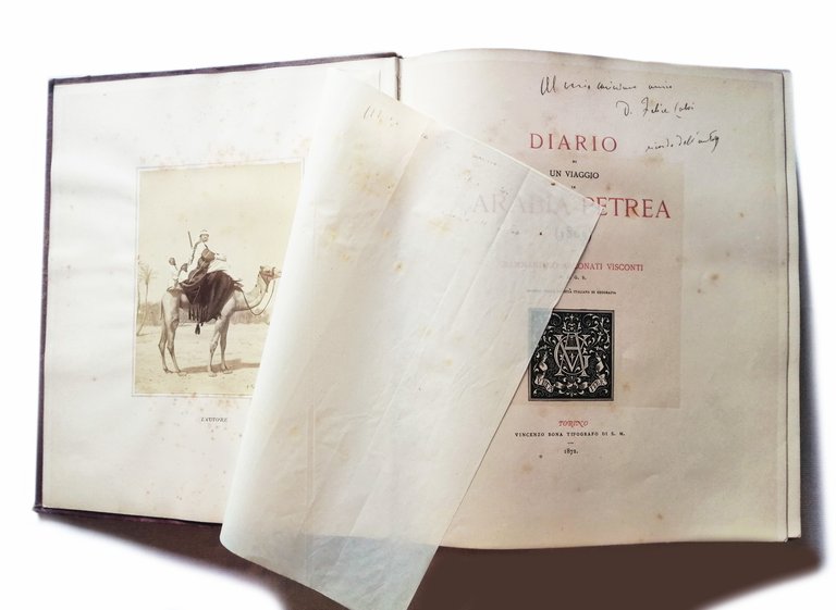 Diario di un viaggio in Arabia Petrea (1865). Comprende Atlante …