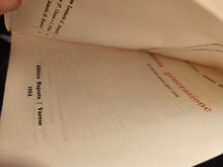 Quarta generazione. La giovane poesia (1945-1954)