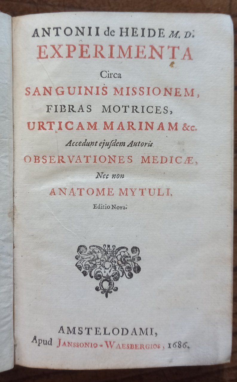 Experimenta circa Sanguinis Missionem, fibras motrices, urticam marinam &c. Accedunt …