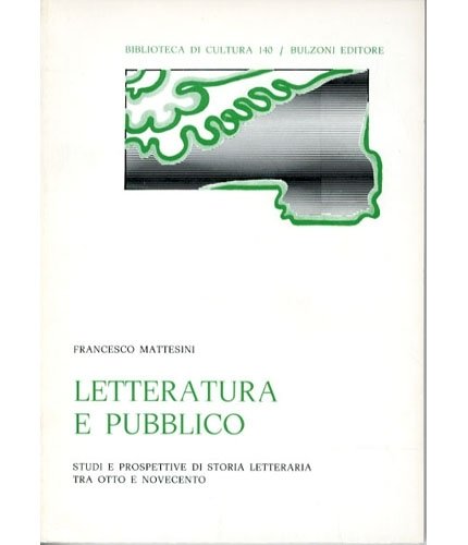 Letteratura e pubblico.