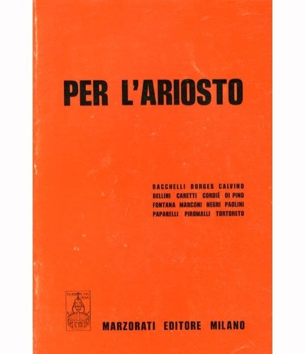 Per l'Ariosto.