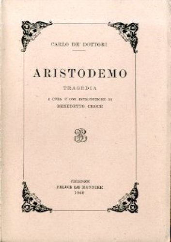 Aristodemo. Tragedia