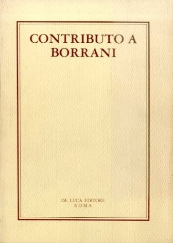 (Borrani) Contributo a Borrani.