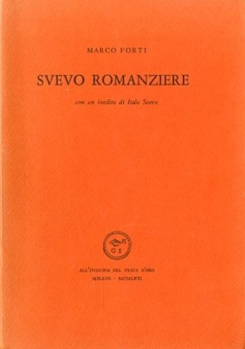 Svevo romanziere.