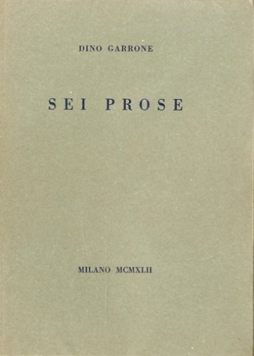 Sei prose.