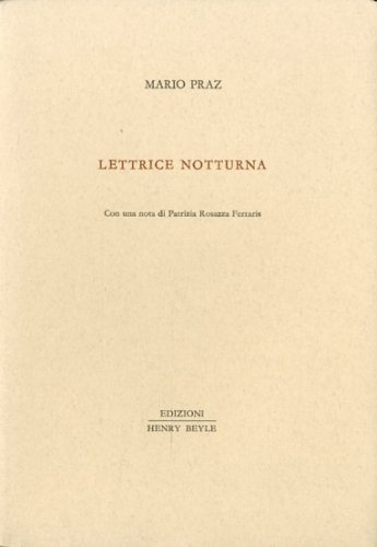 Lettrice notturna.