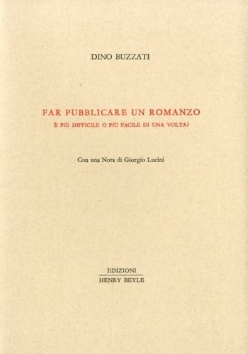 Far pubblicare un romanzo.