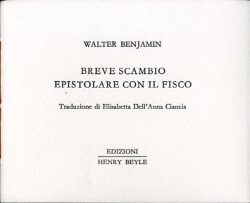 Breve scambio epistolare con il fisco.