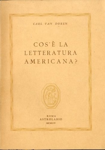 Cos'e' la letteratura americana?.