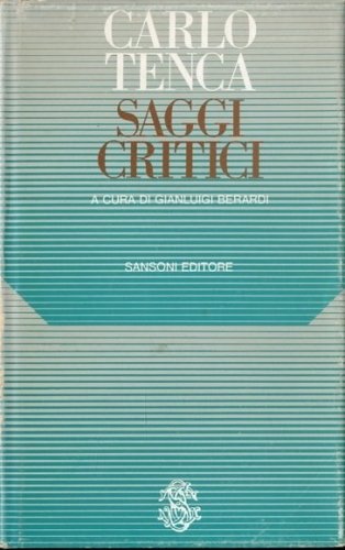 Saggi critici.