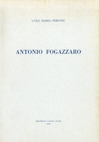 Antonio Fogazzaro.