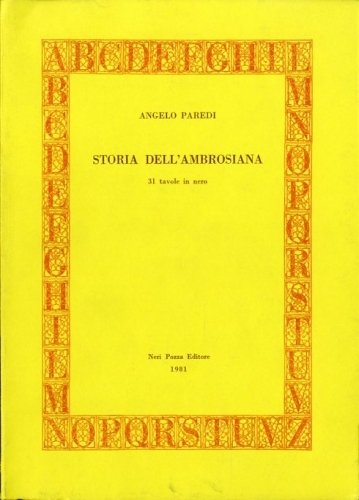 Storia dell'Ambrosiana.