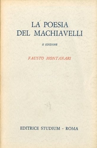 La poesia del Machiavelli.