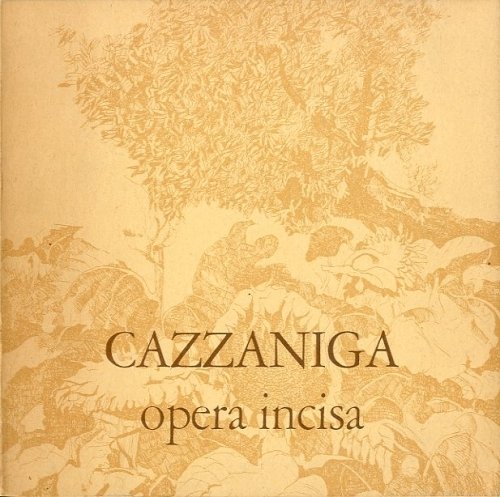 (Cazzaniga) Giancarlo Cazzaniga. Opera incisa.