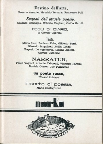 Marka. Numero 13 - Gennaio/Marzo 1985.