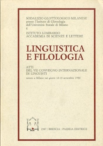 Linguistica e filosofia.