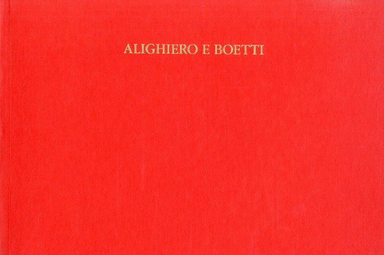 (Boetti) Alighiero e Boetti. | Immagine principale