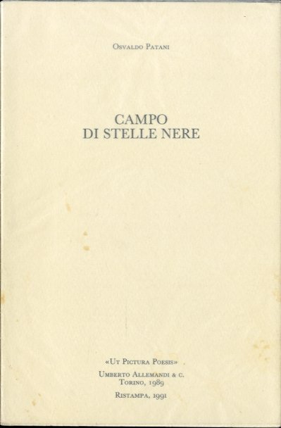 Campo di stelle nere.