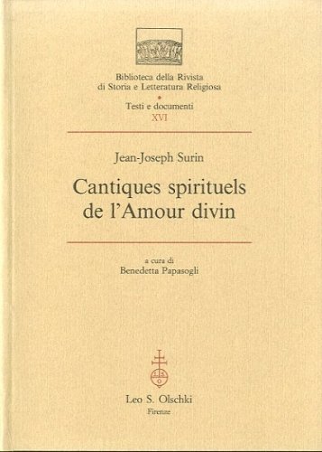 Cantiques spirituels de l'Amour divin.