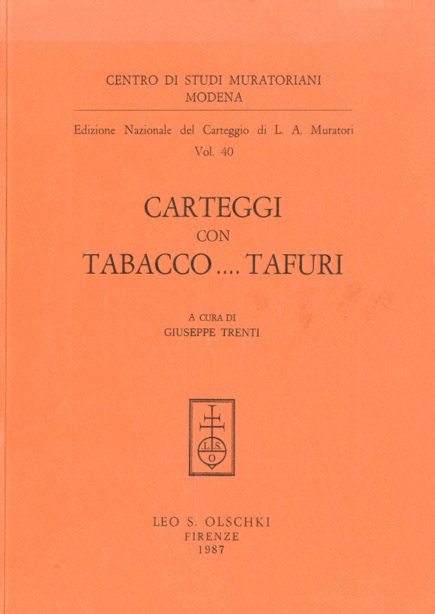 Carteggi con Tabacco.Tafuri.
