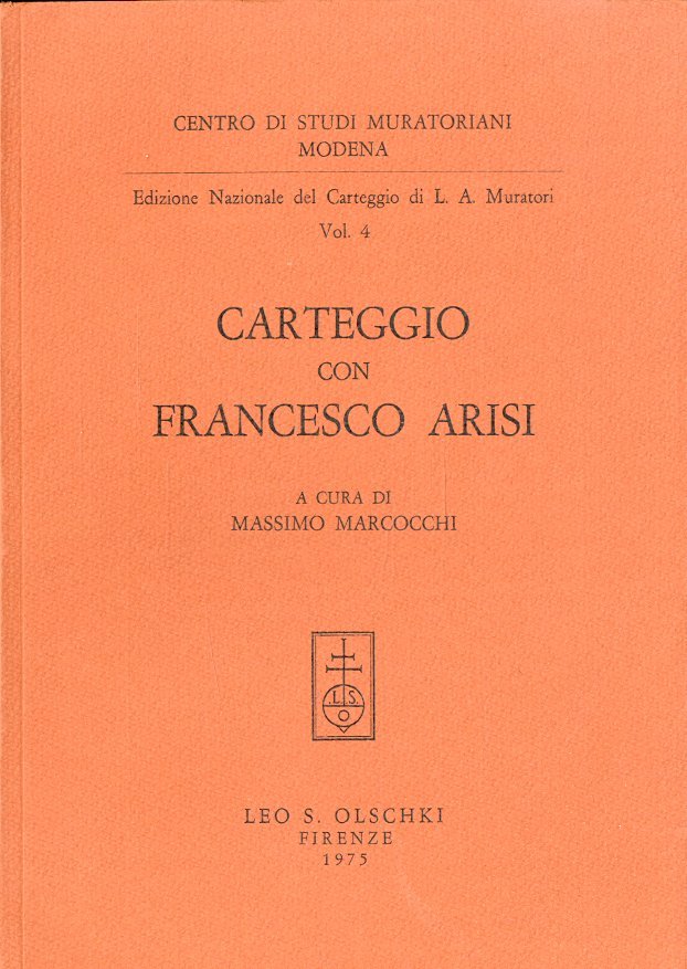 Carteggio con Francesco Arisi.