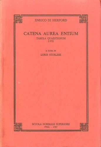 Catena aurea entium. Tabula 1.