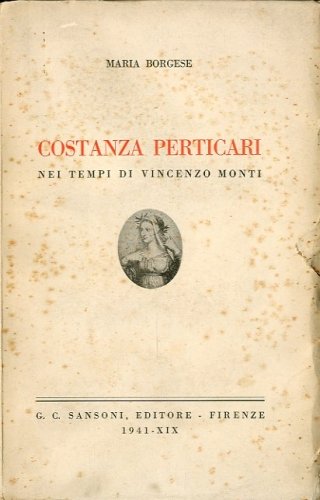 Costanza Perticari nei tempi di Vincenzo Monti.