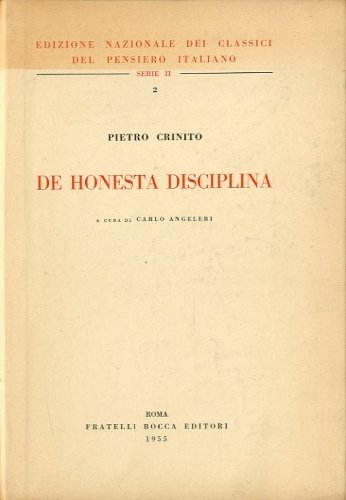 De honesta disciplina.