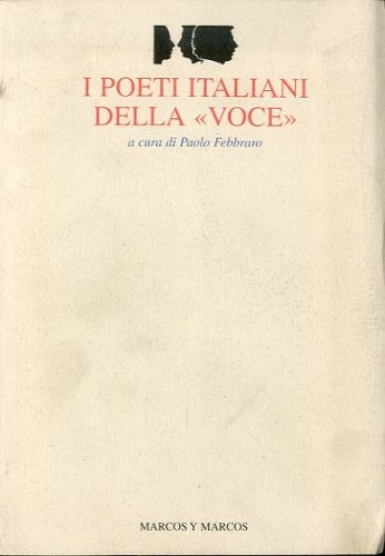 I poeti italiani della 'Voce'.