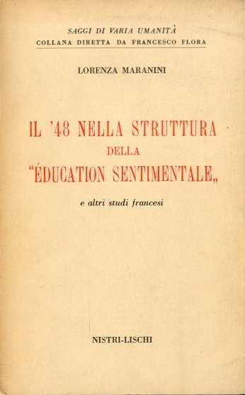 Il '48 nella struttura della "Education sentimentale".