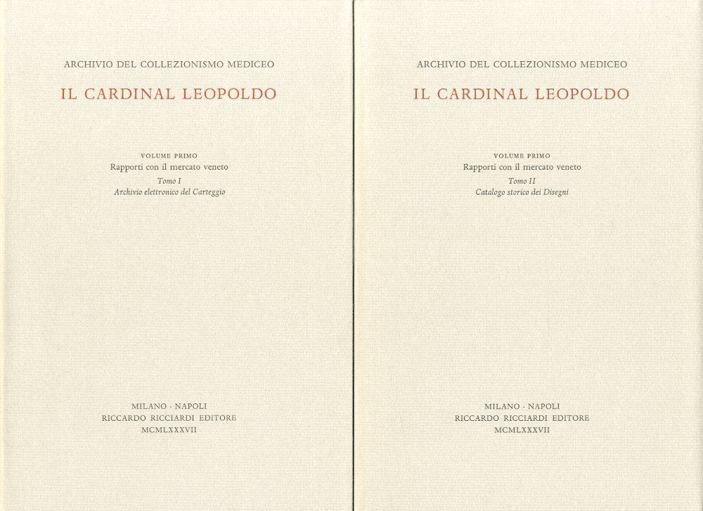 Il Cardinal Leopoldo. Volume primo - Rapporti con il mercato …
