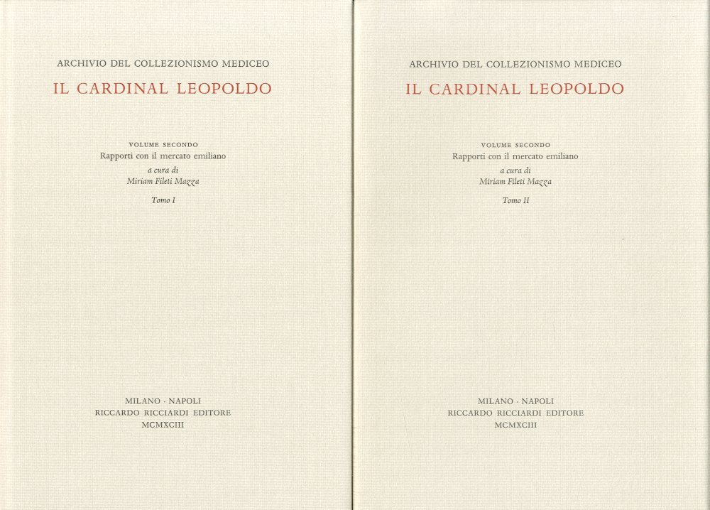 Il Cardinal Leopoldo. Volume secondo - Rapporti con il mercato …
