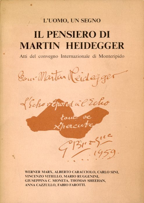 Il pensiero di Martin Heidegger.