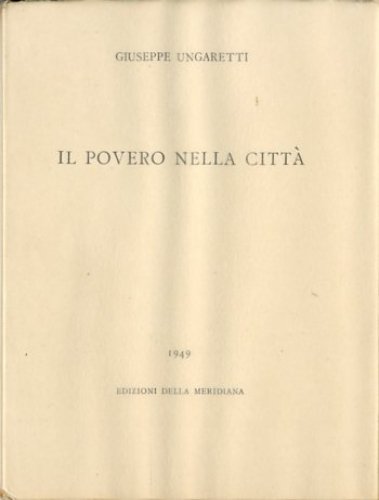 Il povero nella citta'.